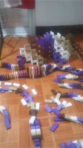 Mini Domino Rally 62! #shorts