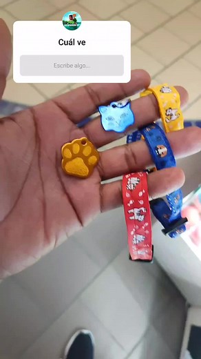 Colorful Dog Tags in Vibrant Designs and Patterns