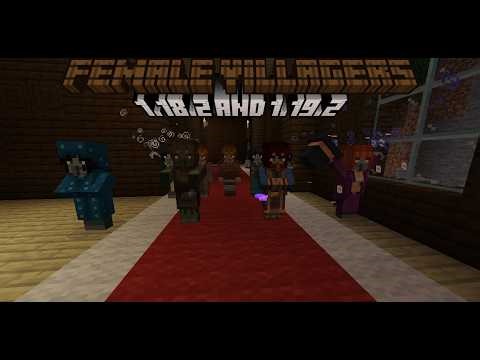 Overview of the mod Female Villagers