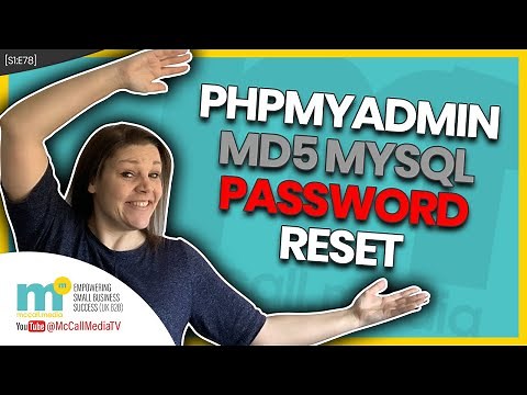 PHPMYADMIN MD5 PASSWORD RESET in MYSQL by skipping WORDPRESS - perfect for regaining admin access!