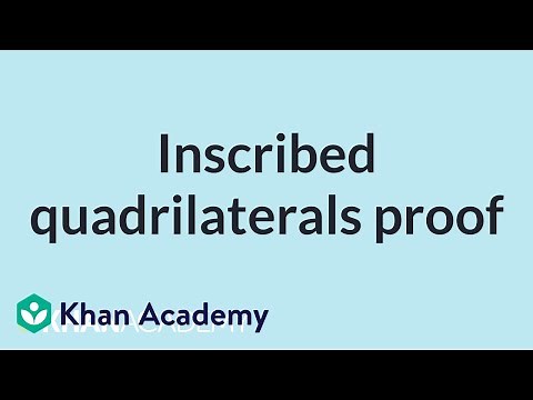 Inscribed quadrilaterals proof | Mathematics II | High School Math | Khan Academy