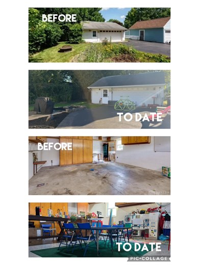 Progress on our incubation space is going well. Little by little we're watching God transform and bring our mommy's little school up to speed. So far we've planted new grass out side of the building, painted and updated the floors in the interior just to name a few things. Here's a quick look at the transformation to date. We've still got a ways to go on this journey, but we're grateful for where we are to date and for everyone who has been walking with us and lending hands to help transform thi