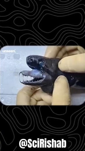 This Shark Looks Like an Alien 😳 | Viper Shark #science #shorts