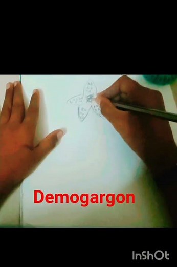 how to draw a demogargon