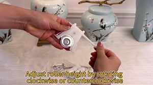 Lower Sliding Screen Door Rollers Replacement Kit Fit Andersen Parts #1997310 (1991 to Present), 1-1/4" POM Concaved Wheels, Edge Adjustable, 2 Pack