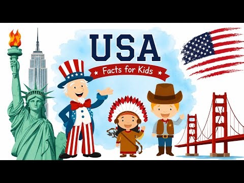 USA Facts for Kids |American Culture in 5minutes