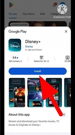 Disney+ install in play store | Disney plus app download on android | #shortvideo