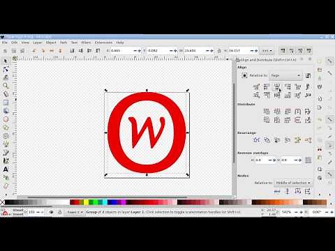 Inkscape | How to center object