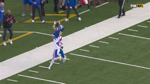 Can't-Miss Play: Nacua toe-taps sideline on acrobatic over-the-shouder grab