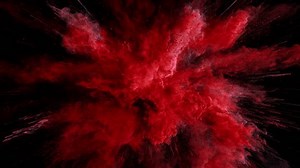 Cg Animation Red Powder Explosion On Stock Footage Video (100% Royalty-free) 24419231 | Shutterstock