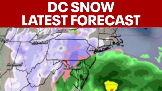 FOX 5's Caitlin Roth shares the latest on the potential for snow heading to the D.C. area this weekend. | Fox 5 DC