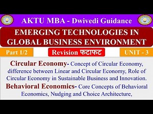 4| Emerging Technologies in Global Business Environment unit 3, aktu mba 4th sem, aktu mba exam