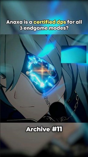 Anaxa is a certified dps for all 3 endgame modes?