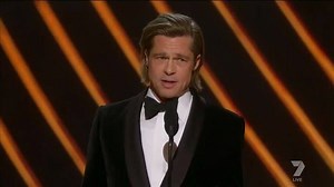 3.4M views · 33K reactions | Brad Pitt's first ever Academy Award win for an acting role!  He wins Best Supporting Actor for Once Upon A Time in Hollywood. #Oscars | 7plus | Facebook