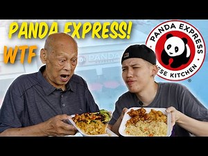 Chinese Grandpa Tries Panda Express Chinese Food Part 2!