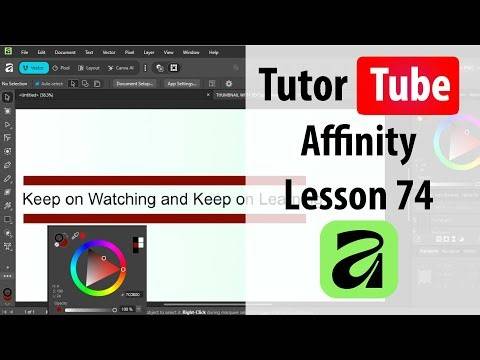 Affinity - Lesson 74 - Appearance Panel