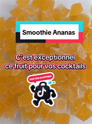 Ananas Déshydratés ighma pour vos smoothies c'est excellent !! Disponible sur tiktok shop ighma #ananas #smoothie #recette #boisson #ighma