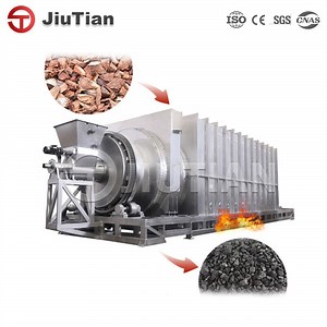 [Hot Item] Automatic Continuous Biomass Pyrolysis Machine for Coconut Shell Charcoal Production