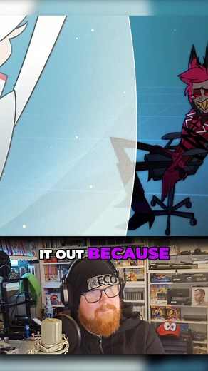 A bearded man hilariously reacts to animated characters in a studio. He calls out Lucifer (maybe?), identifies a mysterious "red guy," and then dives deep into the art of showboating. What a mix! #hazbinhotel #reaction #season2 #fyp #episode7 | Andreas SSG