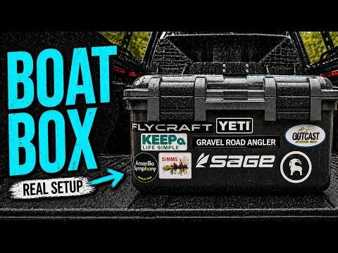 What I Actually Carry in My YETI GoBox 30 | Fly Fishing Boat Box Setup