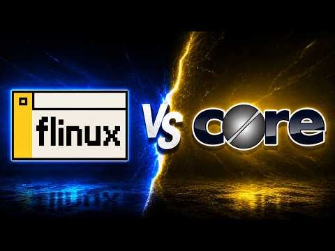 Tiny Core Linux VS Flinux | Side by side!!