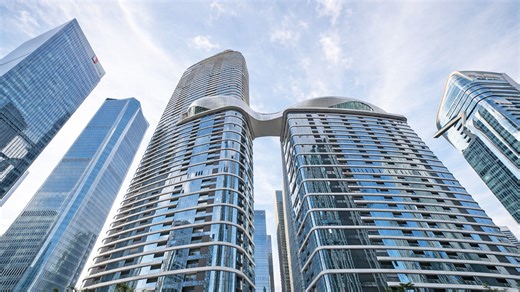 This Connected Building in China Reflects How Cities Use Vertical Space China