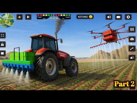 Real Tractor Farming Game 🚜 | Ultra Realistic 😱 Gameplay #tractorgame