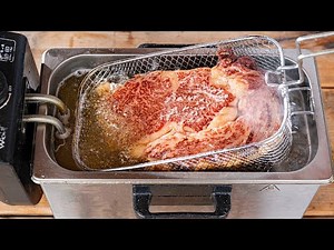 I let my apprentice Deep Fry this Steak