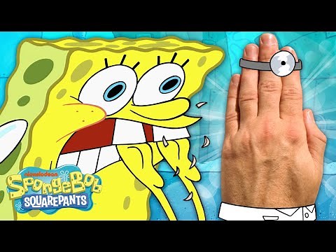 SpongeBob Can't Stop Biting His Nails! 😬 | SpongeBob's Bad Habit