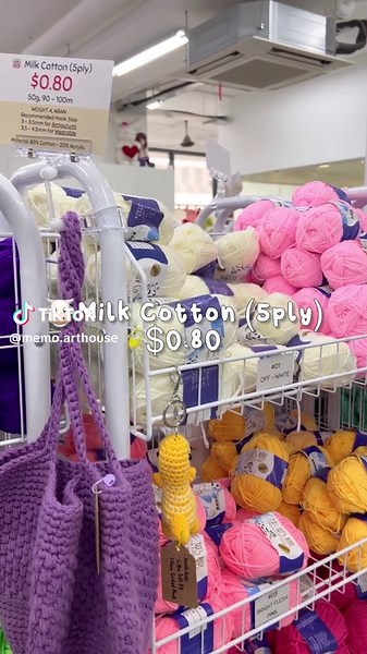 Affordable Yarn Shop in Singapore: Variety of Yarns Available