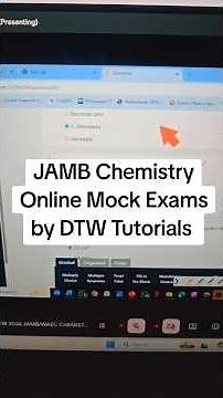 JAMB Chemistry Online Mock Exams by DTW Tutorials #jamb #jamb2026 #dtwtutorials #dtwjambcbtapp