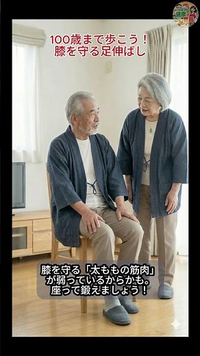 【膝の痛み】階段が怖い人は見て！座って5秒で膝を守る「天然サポーター」の作り方 #60代 #雑学 #60歳代