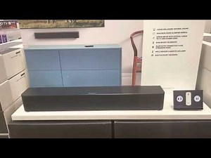 Bose solo series 2 soundbar w wall & remote. Sound test