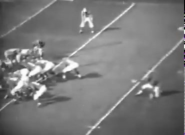 The first-ever Pro Bowl was held at the Los Angeles Memorial Coliseum #OTD in 1951. Here, we watch as Los Angeles Rams teammates and future Hall of Famers Bob Waterfield and Tom Fears connect for the first TD in Pro Bowl history. 📹 NFL | Pro Football Hall of Fame