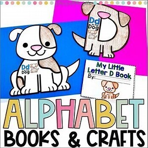 Alphabet Crafts & Mini Books Letter Recognition & Formation Activities ABC's