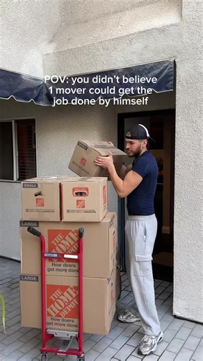 1 of our movers is the equivalent to a whole moving team at other moving companies. #lamovers #lamoving