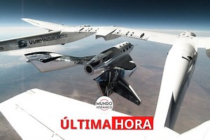 El avión VSS Unity de Virgin Galactic alcanzó el espacio y regresó a salvo.