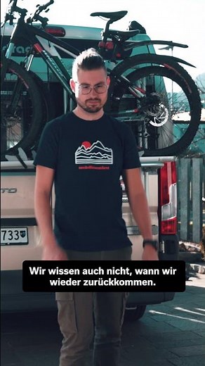 Die grosse Reise geht los. Wir ziehen in den Van.