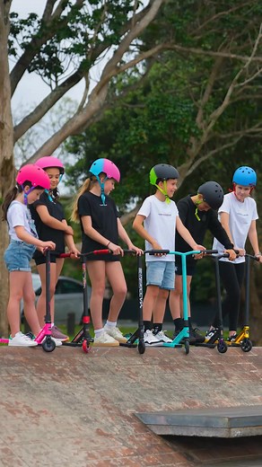 𝗣𝗿𝗼 𝗦𝗰𝗼𝗼𝘁𝗲𝗿𝘀 𝗳𝗼𝗿 𝗮𝗹𝗹 𝗮𝗴𝗲𝘀 𝗮𝗻𝗱 𝗹𝗲𝘃𝗲𝗹𝘀 𝗼𝗳 𝗿𝗶𝗱𝗶𝗻𝗴 𝗮𝗯𝗶𝗹𝗶𝘁𝘆 - 𝗶𝗻 𝗵𝗲𝗮𝗽𝘀 𝗼𝗳 𝗮𝘄𝗲𝘀𝗼𝗺𝗲 𝗰𝗼𝗹𝗼𝘂𝗿𝘀! Quality Scooters built to last. We've been making pro scooters since 2002. What started as a passion for wheeled fun has grown into something much bigger - a brand that has helped shape the Pro Scooter movement and inspire millions of kids to ride around the world. From day one, we've stood for quality, design and value. Making sure every Aussi