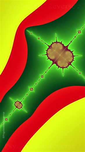 4K Fractal Art into Psychedelic Trance #trippyart #hypnotic #spikes #zoom #cardioid