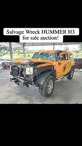 1K views | Rugged off-road vehicle, the HUMMER H3 for auction!...