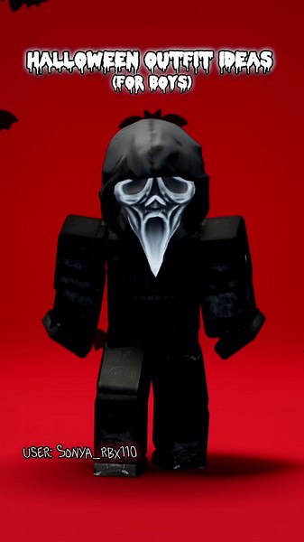 Red Halloween Roblox Outfit Ideas for Boys