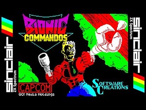 BIONIC COMMANDO (1988) Walkthrough, ZX Spectrum
