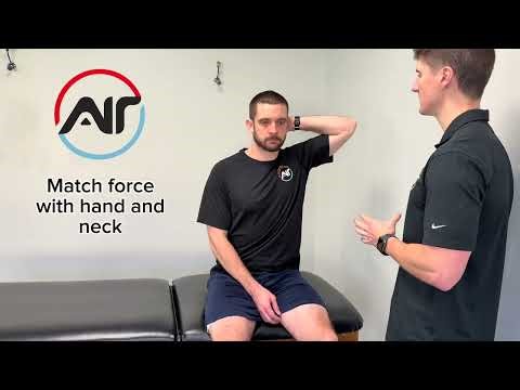 Isometric Neck Extension: Decrease Pain and Strengthen Neck