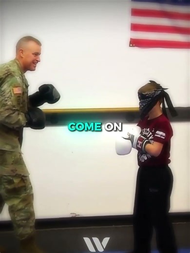 Sergeant Surprised His Son With A Sparring Session 🥺❤️