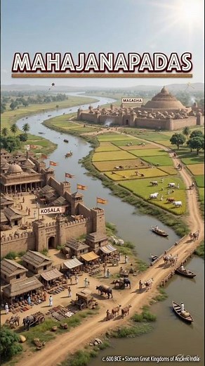 🏛️ Rise of the 16 Mahajanapadas — the foundation of Ancient Indian civilization ⚔️📜