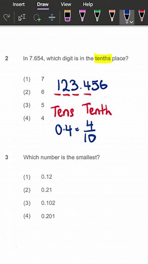 2021 PSLE Math Paper 1 Question 2 #pslemath #pslemath2021 #psle #math #learningisfun #edutok