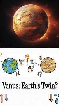 Venus Explained 🪐 | The Hottest Planet in the Solar System #venus #didyouknow #space