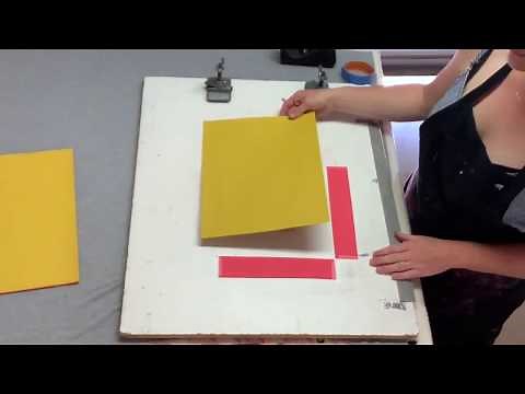 Registration in Screenprinting