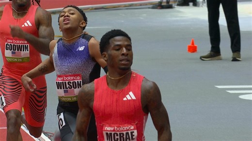 McRae, Wilson finish 1-2 in men's 400m
